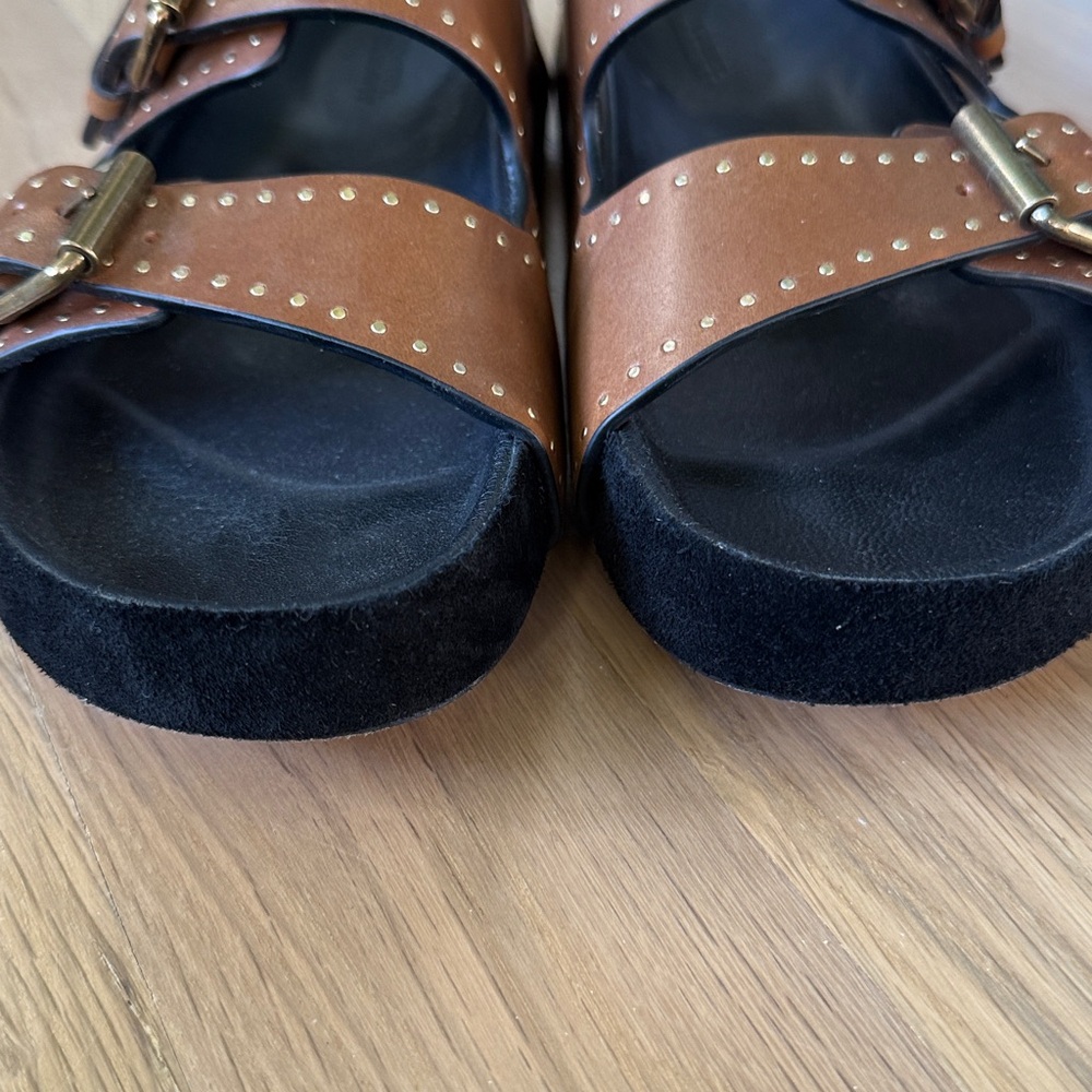 Isabel Marant Lennyo Leather Sandals - Picture 5 of 6